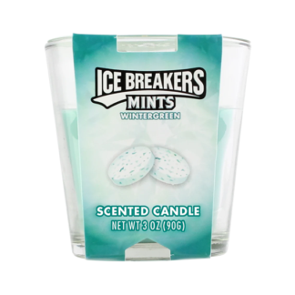 Sweet Tooth Hershey’s Candy Candle, Icebreakers Mint Wintergreen, 3 oz