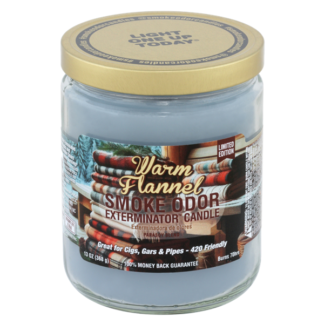 Smoke Odor Exterminator Limited Edition Candle, Warm Flannel, 13 oz
